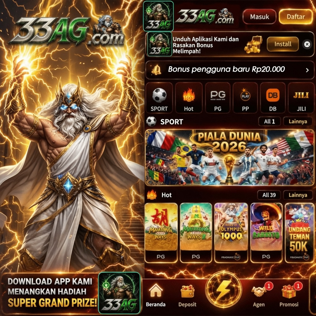 33AG - Login Akun 33ag Terbaru