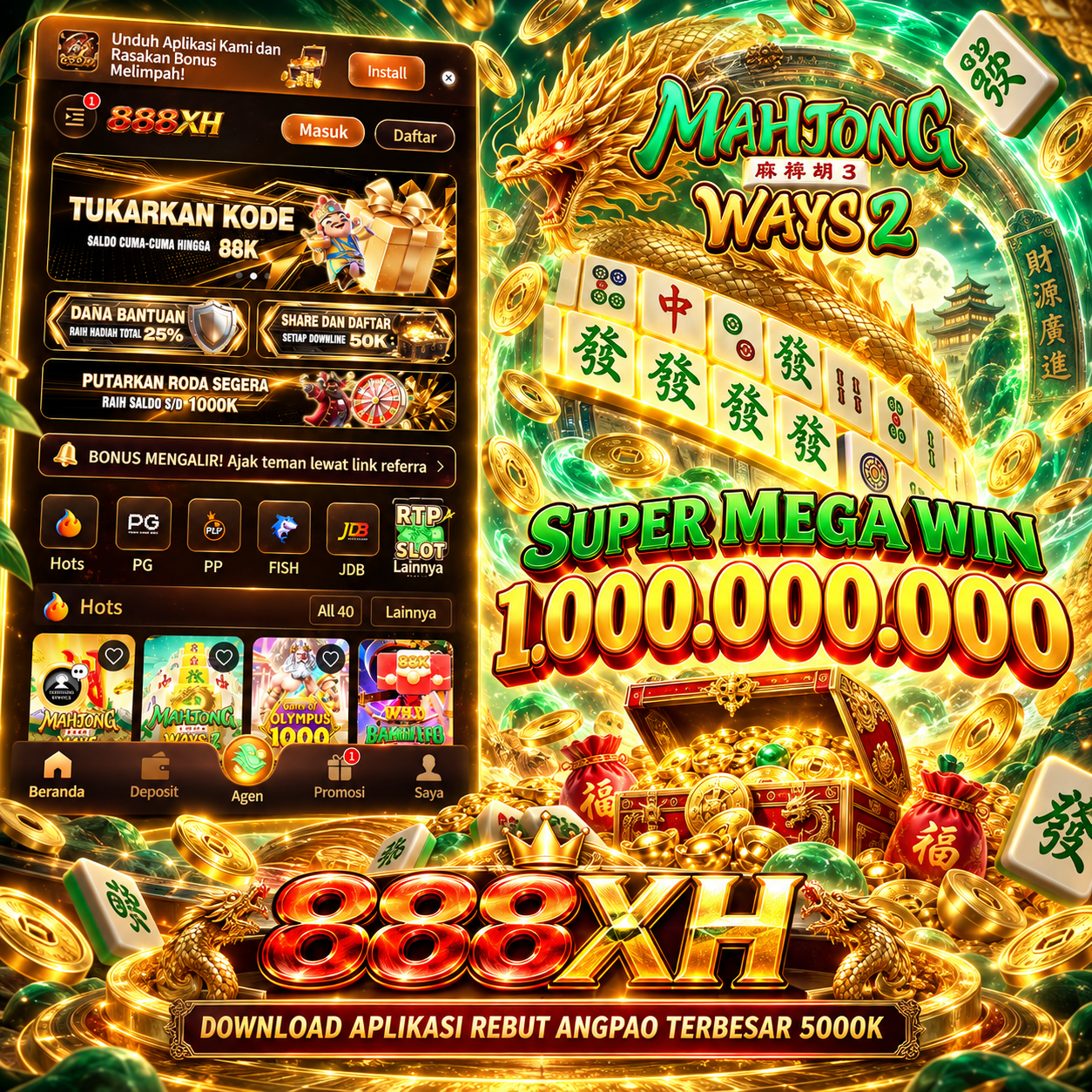 888XH - Web Resmi 888xh Daftar Akun & App Aman 💎
